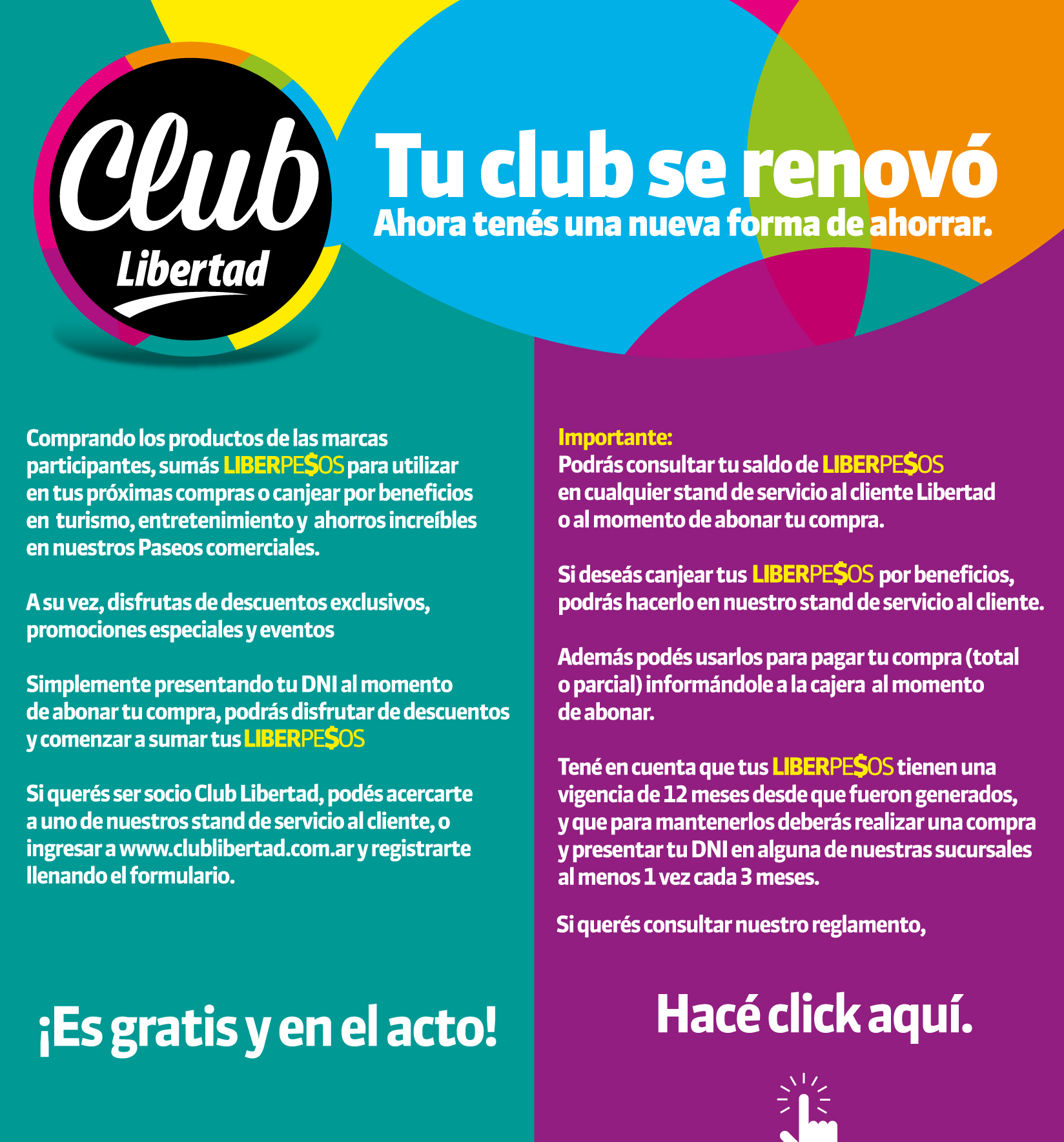 Reglamento Nuevo Club Libertad